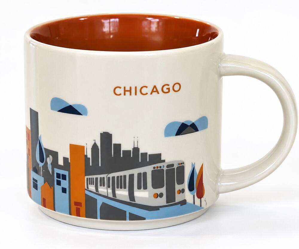 Starbucks Chicago You Are Here 14 oz City Mug